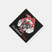 犬の贈り物 | Dachshund Mom Lovely スタンダードカクテルナプキン (角)