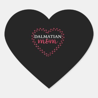 犬の贈り物 | Dalmatian Mom Lovely ハートシール