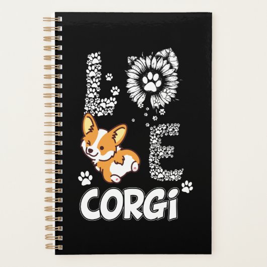 犬の贈り物 | Love Corgi Lovable プランナー手帳 (正面)