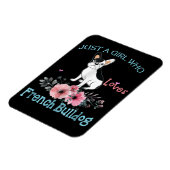 犬の贈り物 | Loves フランスの Bulldog マグネット (左側)