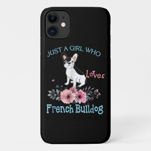 犬の贈り物 | Loves フランスの Bulldog Case-Mate iPhoneケース (裏面)