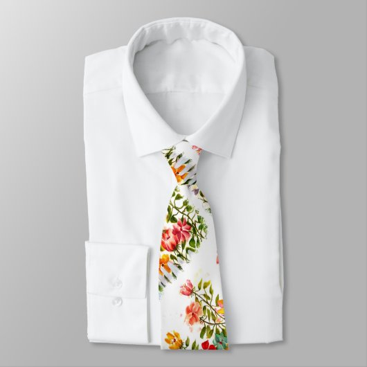 犬の足で花園フェンスを印刷 ネクタイ (タイ)