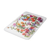 犬の足で鳥の家を印刷 バスマット (アングル)