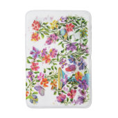 犬の足で鳥風呂を印刷 バスマット (正面縦)