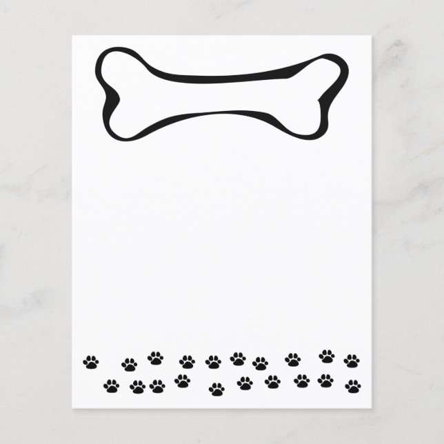 犬の足と犬の骨 (正面)