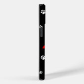犬の足のハートパターン Case-Mate iPhoneケース (裏面 / 右)
