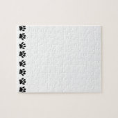 犬の足のパターン ジグソーパズル (横)