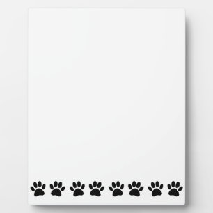 犬の足のパターン フォトプラーク