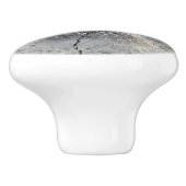 犬の足のプリントの写真のノブ セラミックノブ (側面)