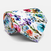 犬の足のプリント ネクタイ (ロール)