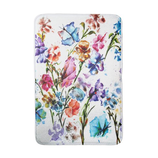 犬の足のプリント バスマット (正面縦)