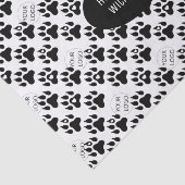 犬の足のミニマル文字とロモダンゴのティッシュペーパー 薄葉紙 (詳細)