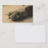 犬の足の名刺 名刺 (正面/裏面)