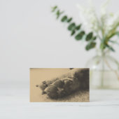 犬の足の名刺 名刺 (スタンド正面)