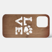 犬の足の跡が好き Case-Mate iPhoneケース (裏面 (横))