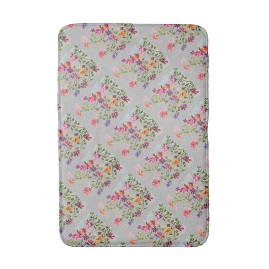 犬の足は秘密の天使を印刷 バスマット (正面縦)