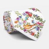 犬の足は黄色い鳥を印刷します ネクタイ (ロール)