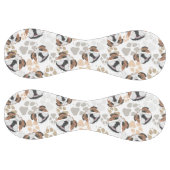 犬の足パターン英語ブルドッグ ソフトボール (パネル)