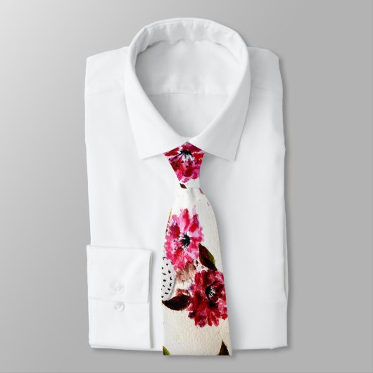 犬の足プリント水切り缶 ネクタイ (タイ)