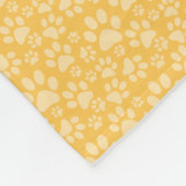 犬の足ペット毛布 フリースブランケット (角)