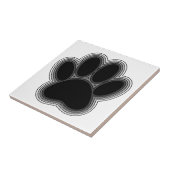 犬の足跡アウトライン タイル (側面)