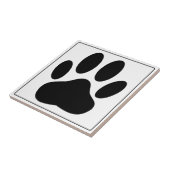 犬の足跡スクエア タイル (側面)