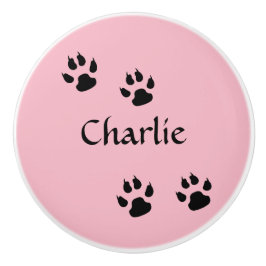 犬の足跡 セラミックノブ