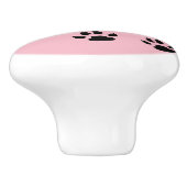 犬の足跡 セラミックノブ (側面)