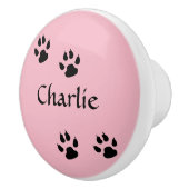 犬の足跡 セラミックノブ (右)