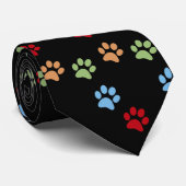 犬の足跡 ネクタイ (ロール)