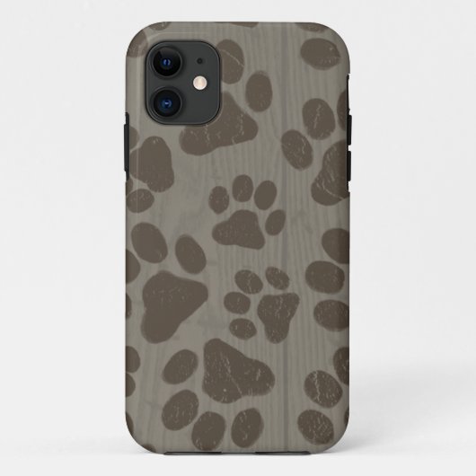 犬の足跡 Case-Mate iPhoneケース (裏面)