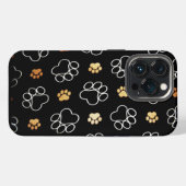 犬の足跡 iPhoneケース (裏面横)
