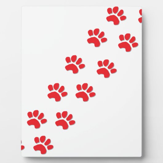 犬の足 フォトプラーク (正面)