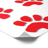 犬の足 ポスター (角)