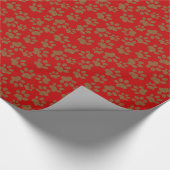 犬の足 ラッピングペーパー (角)