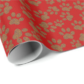 犬の足 ラッピングペーパー (ロールコーナー)