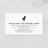 犬の足 名刺 (裏面)