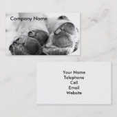 犬の足 名刺 (正面/裏面)