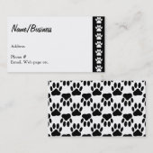 犬の足 名刺 (正面/裏面)