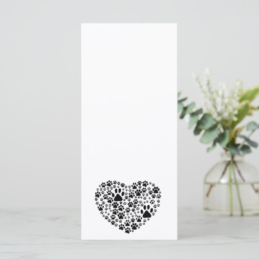 犬の足、子犬の手、動物の手、ハート、ペット (スタンド正面)