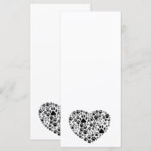 犬の足、子犬の手、動物の手、ハート、ペット (正面/裏面)