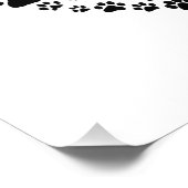 犬の足、子犬の手、動物の手、ハート、ペット フォトプリント            (角)