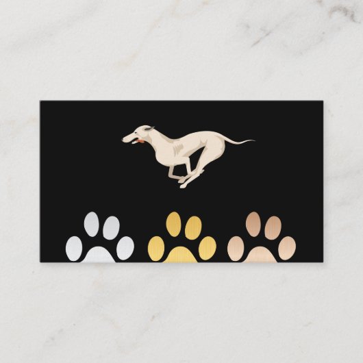 犬の足 |犬ランニングの 名刺 (正面)