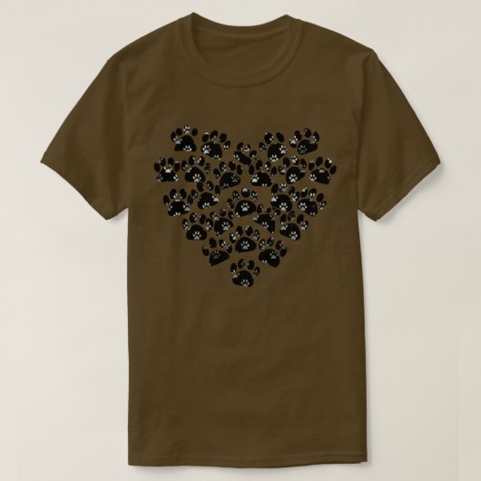 犬の足 Tシャツ (デザイン正面)