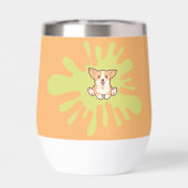 犬の跳ね絵を描 (背面)