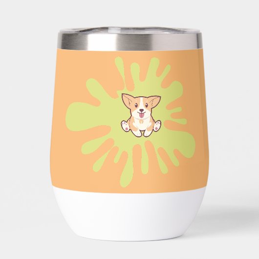 犬の跳ね絵を描 (背面)