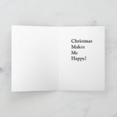 犬の身に着けているリース シーズンカード (内部)