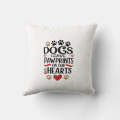 犬の追悼の枕 クッション (裏面)