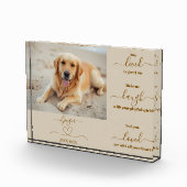 犬の追悼 –  フォトブロック (右)