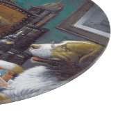 犬の遊トランプのポーカーカシアス・マルセラス・クーリッジ1894 カッティングボード (角)